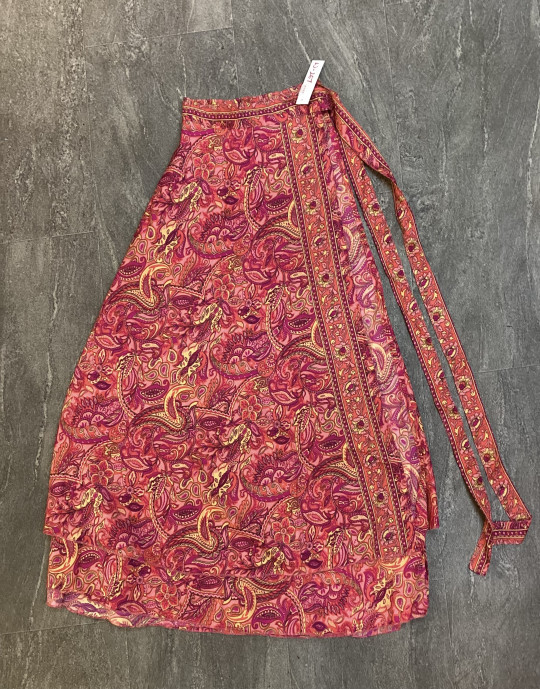 Paisley Pattern Flare Skirt