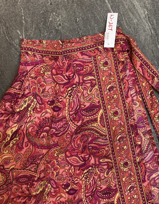 Paisley Pattern Flare Skirt