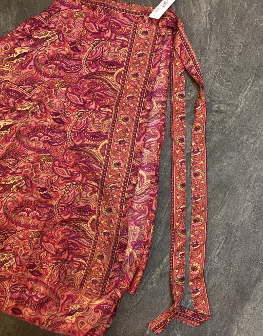 Paisley Pattern Flare Skirt