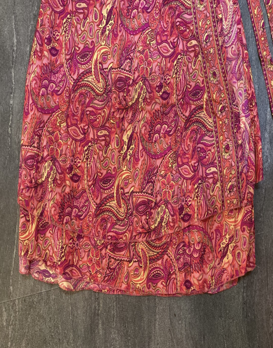 Paisley Pattern Flare Skirt