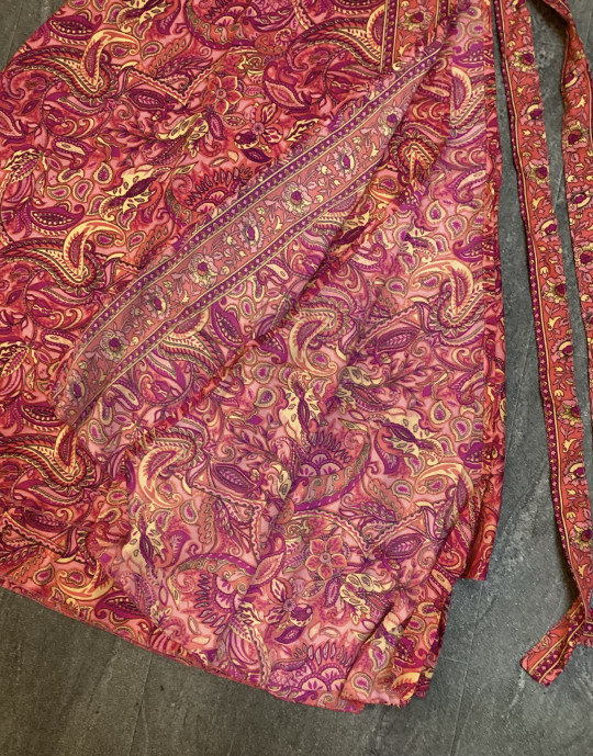 Paisley Pattern Flare Skirt