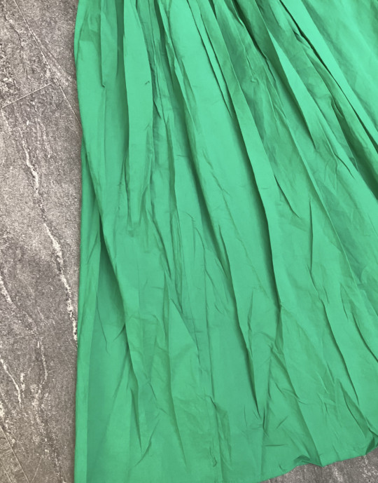 Green Flare Long Skirt