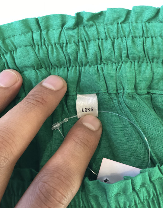 Green Flare Long Skirt