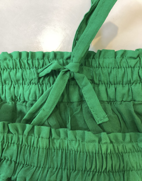 Green Flare Long Skirt