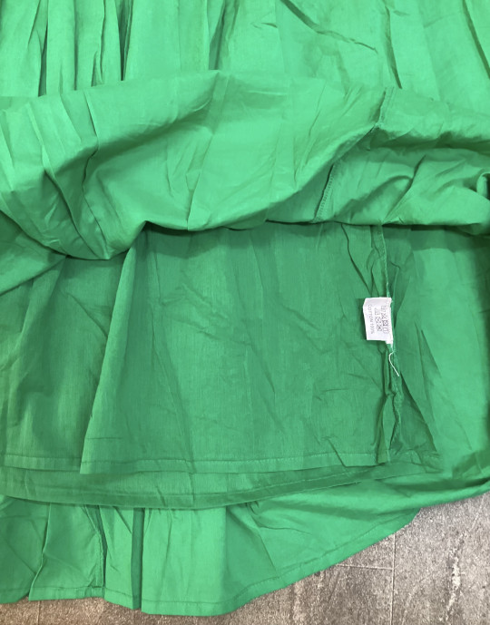 Green Flare Long Skirt