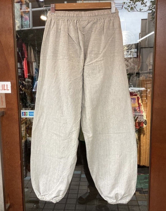 Mushroom Print Jogger Pants, Gray