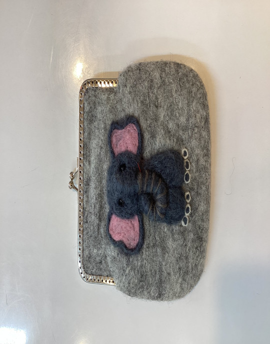 Gray elephant wallet